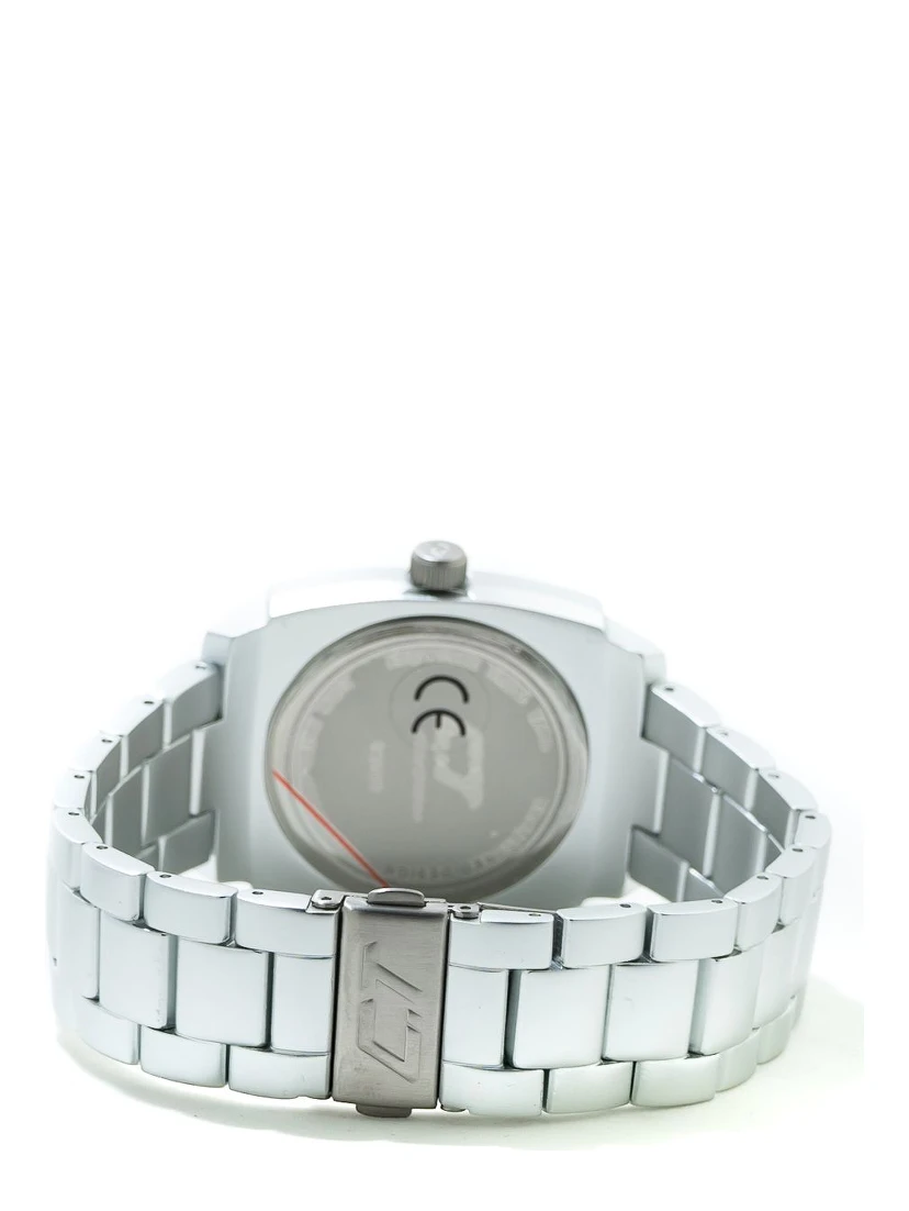 Silver Aluminum Dress Watch