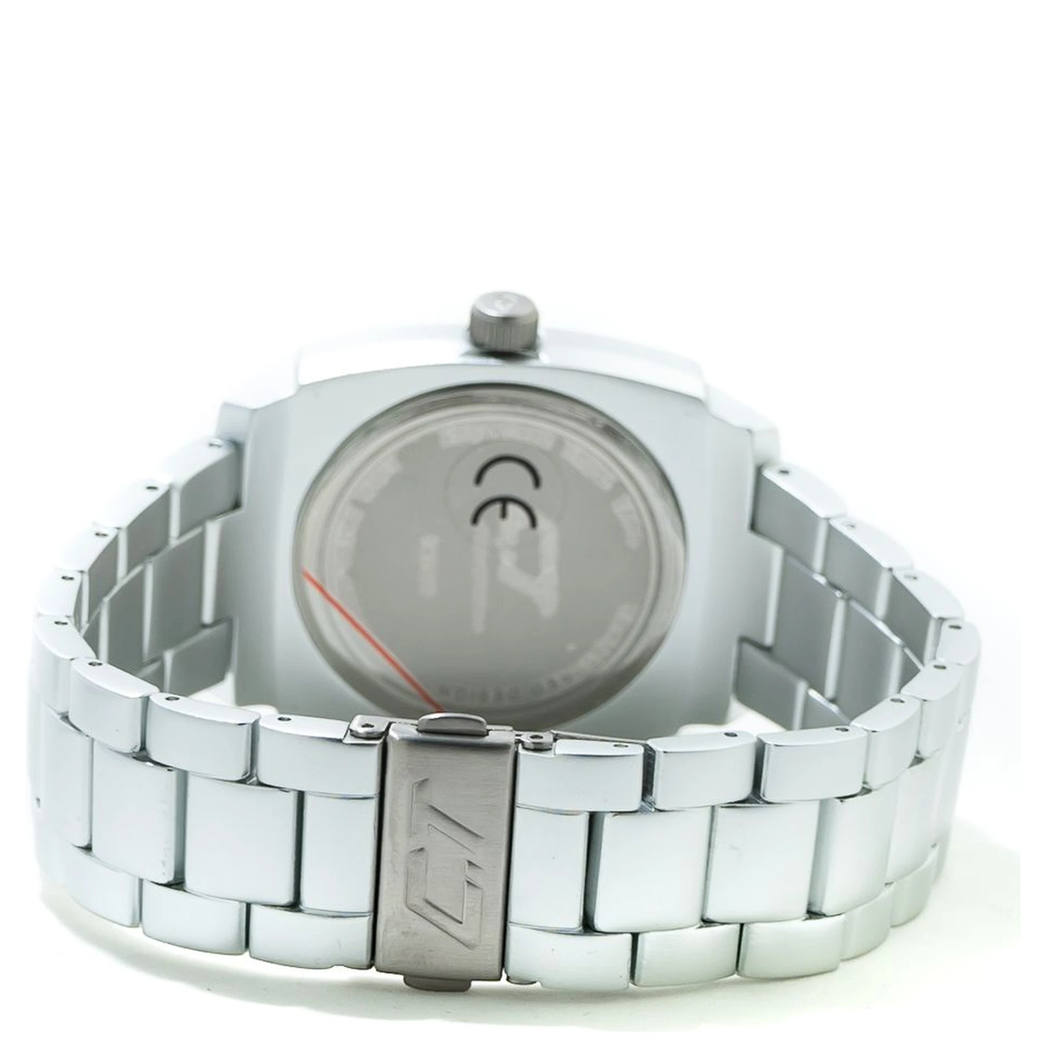 Silver Aluminum Dress Watch