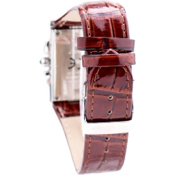 Brown Leather Dress Watch