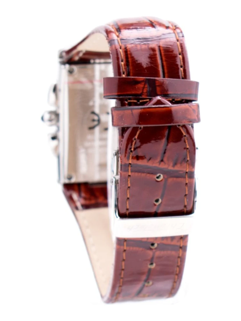 Brown Leather Dress Watch