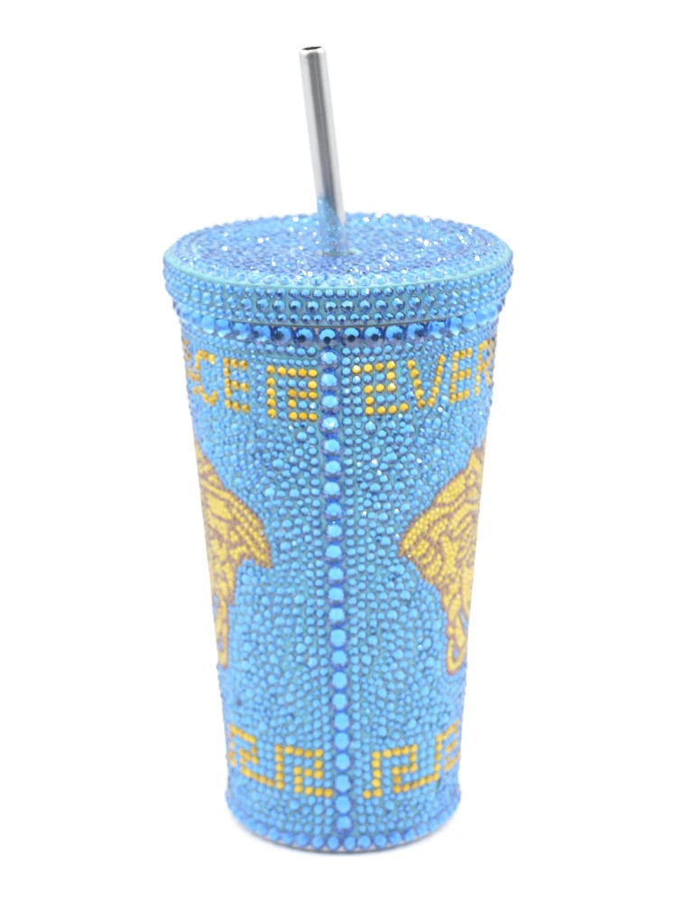Crystal-embellished travel cup alternative