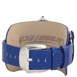 Blue Leather Dress Watch