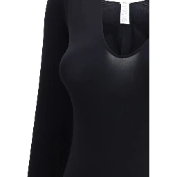 Black Polyamide Top