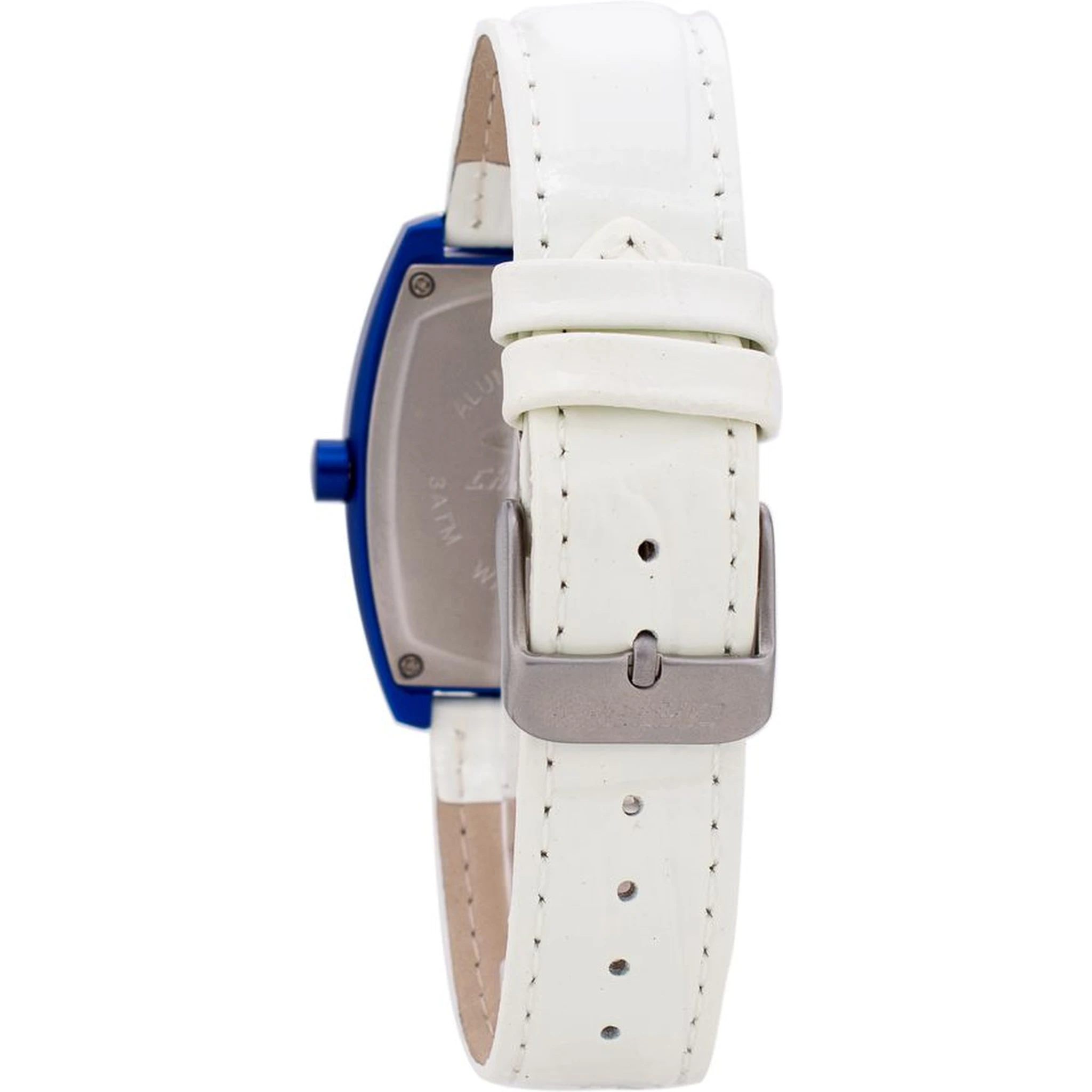 White Leather Dress Watch