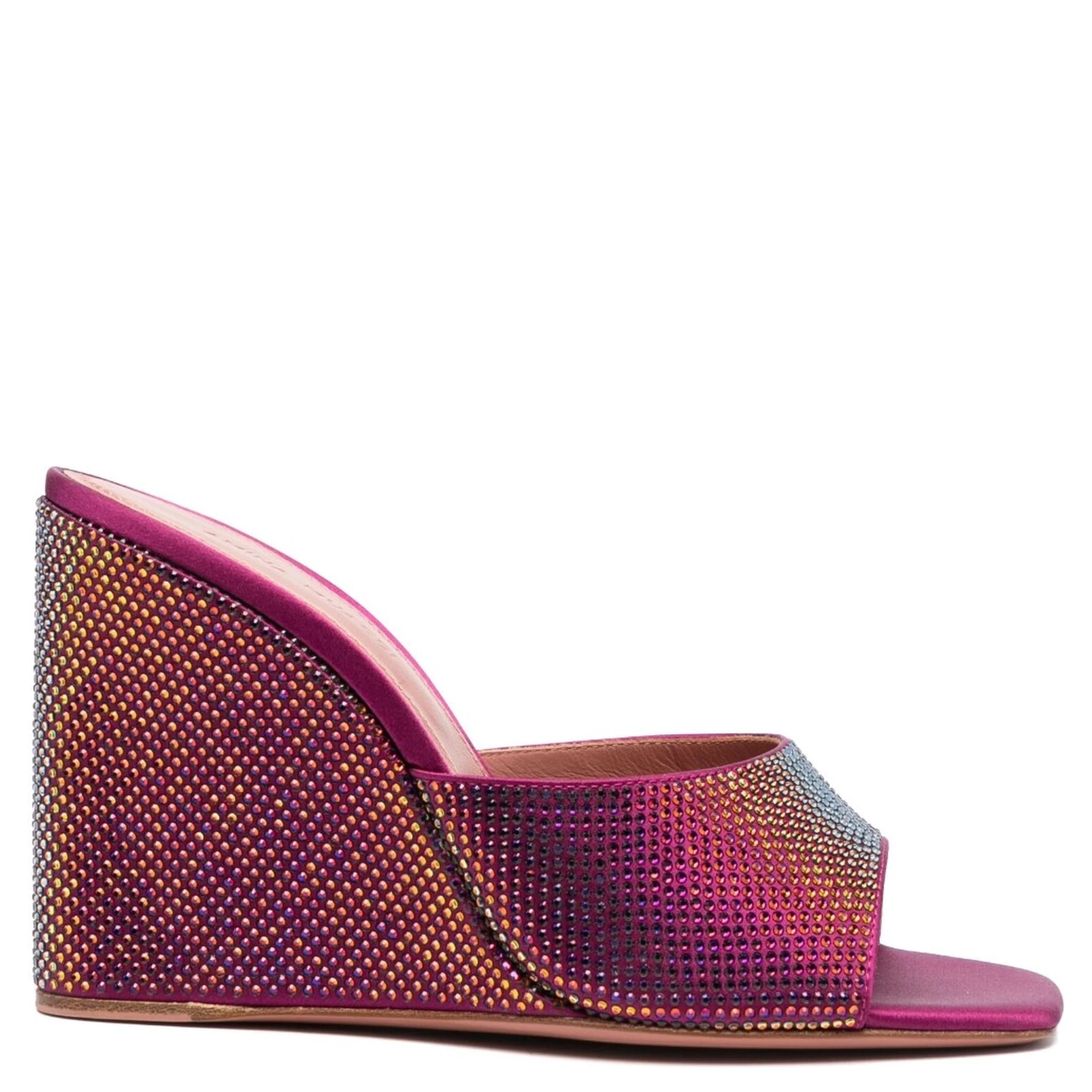 Amina Muaddi Sandals Red