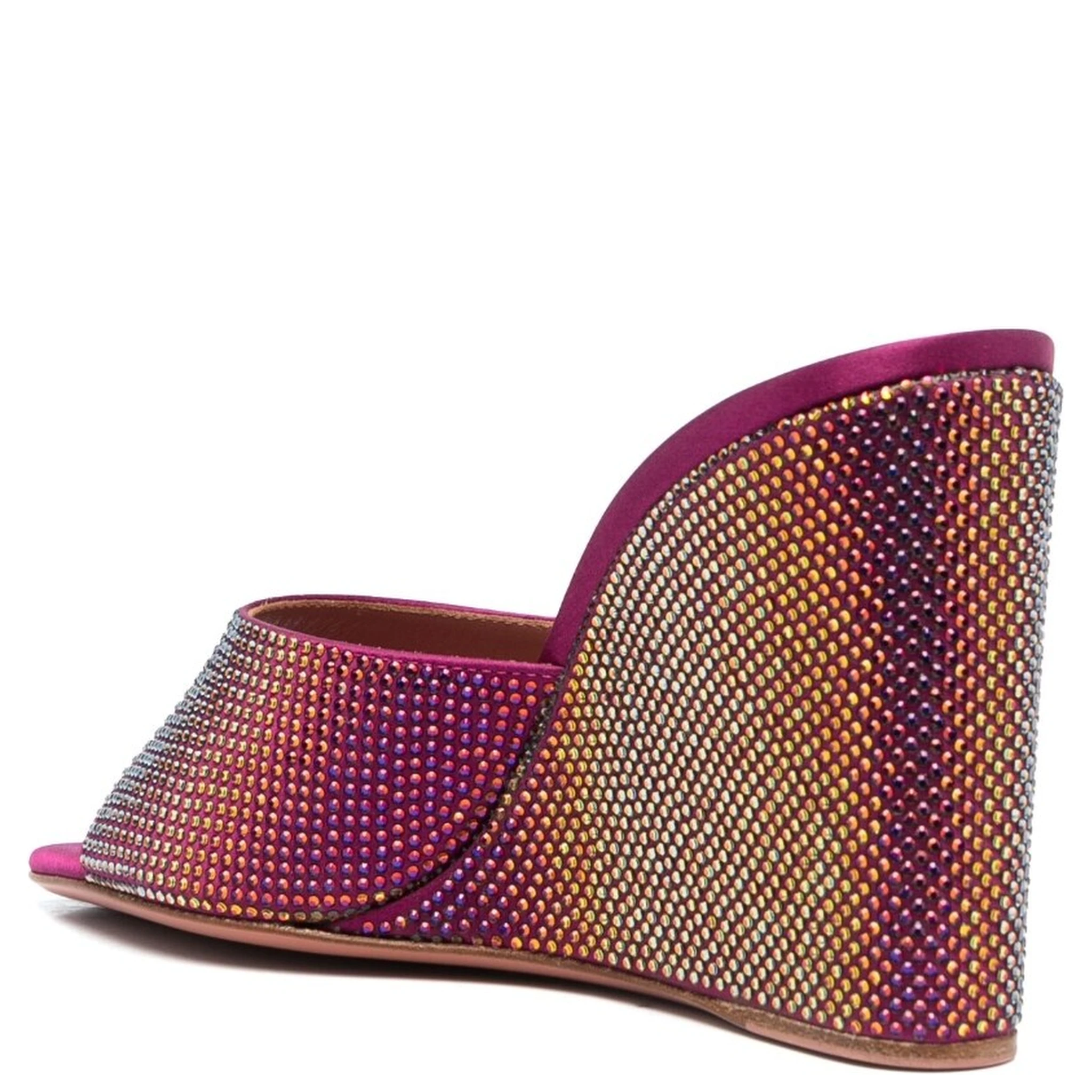 Amina Muaddi Sandals Red