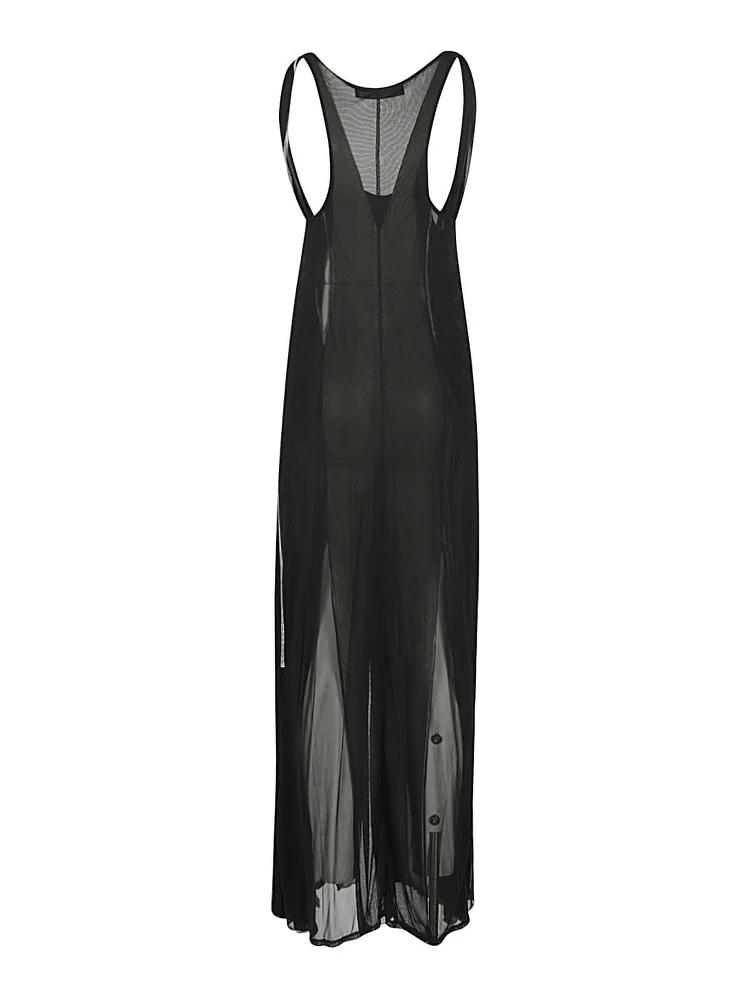 Y/Project Sheer Sleeveless Dress In Black alternative