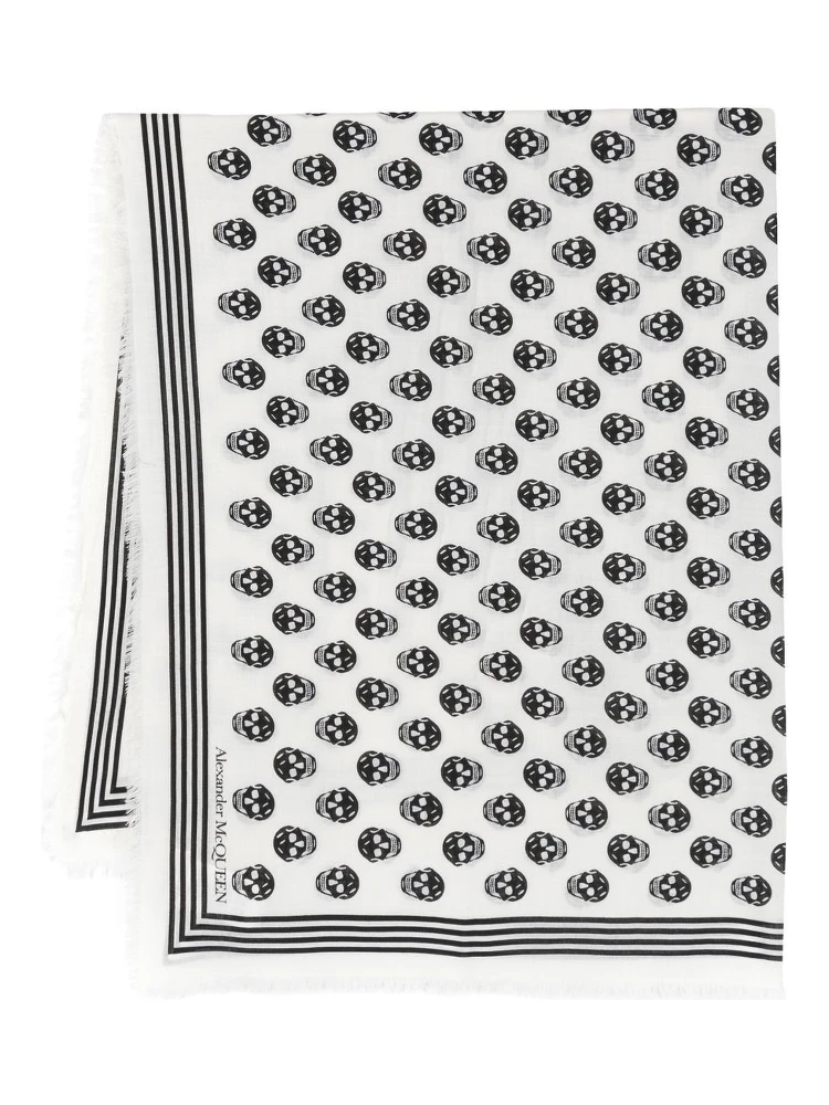 Alexander McQueen Scarfs White