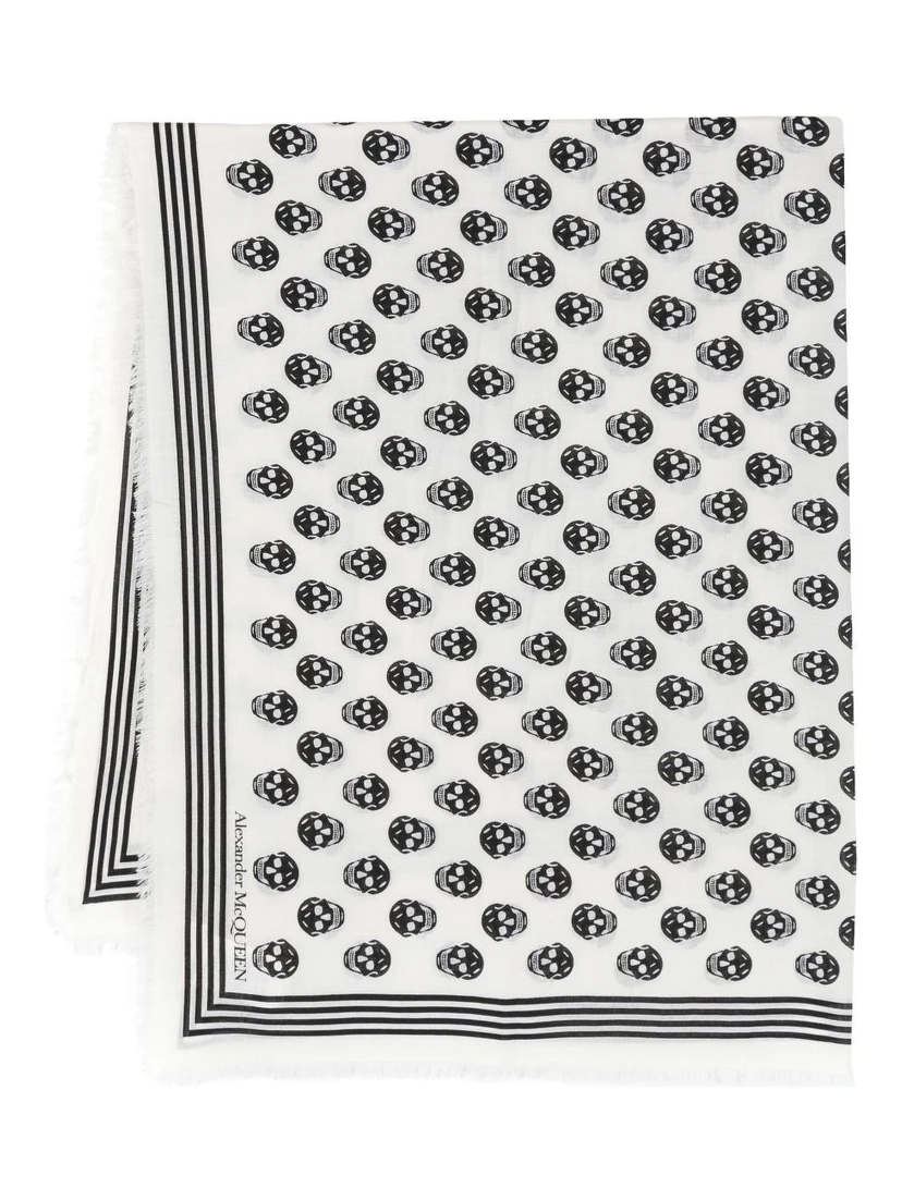 Alexander McQueen Scarfs White
