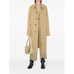 check-print tailored wool trousers