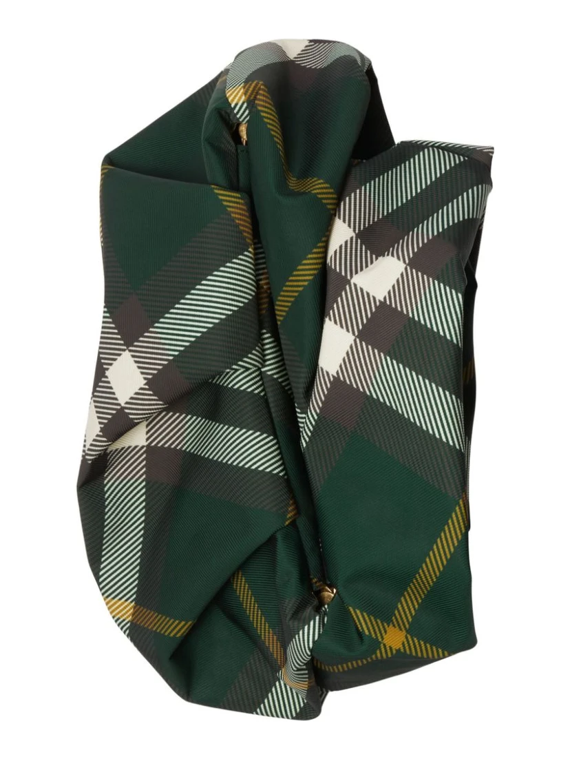 Rose Check clutch bag