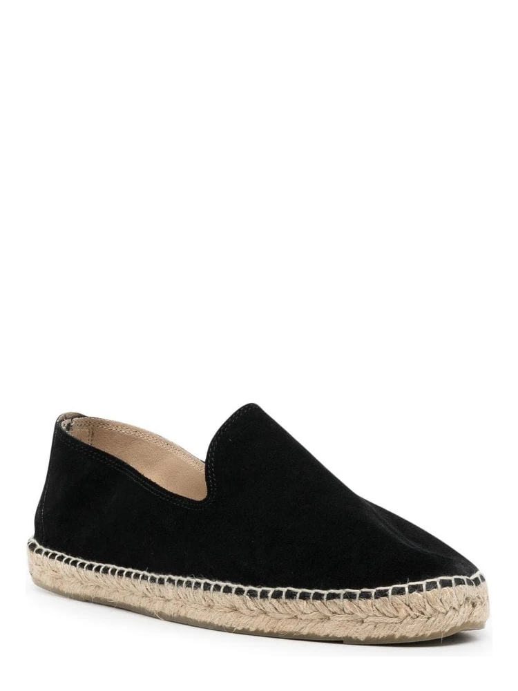 Hamptons Suede Espadrilles In Black alternative