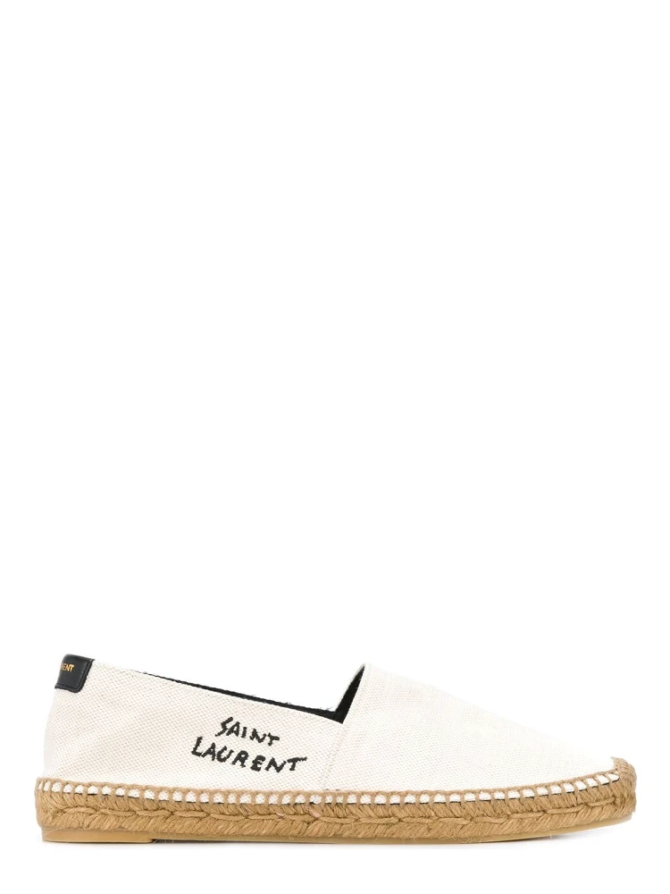 logo-embroidered espadrilles