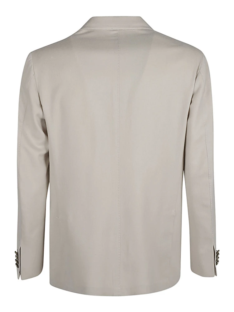 Light Grey Single-breasted Wool Blazer alternative