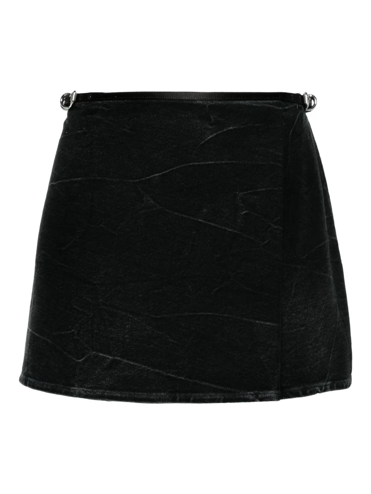 Voyou denim mini skirt