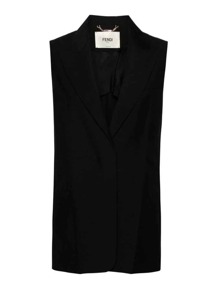 Peak-lapel waistcoat