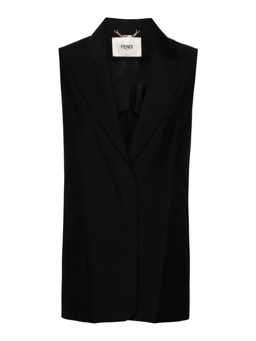 Peak-lapel waistcoat