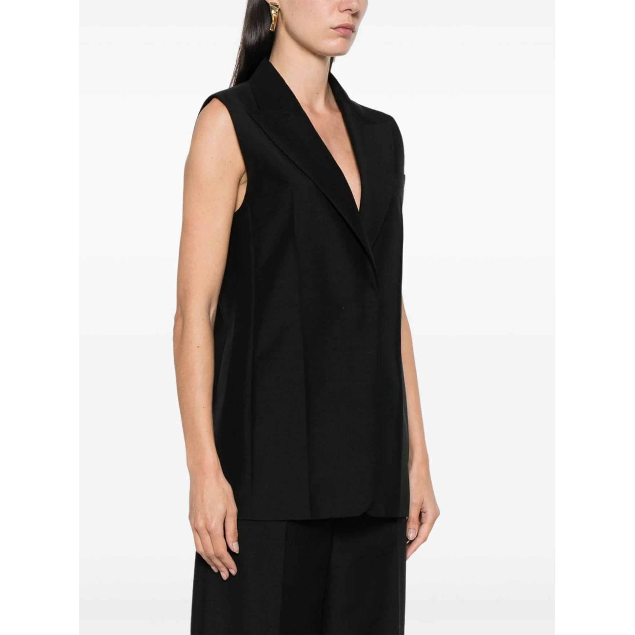 Peak-lapel waistcoat