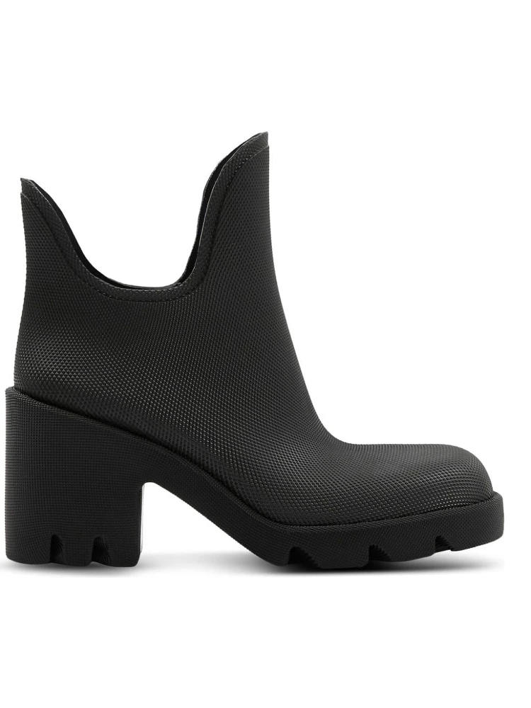 Woman Ankle Boots Charcoal Size 8 Rubber In Black