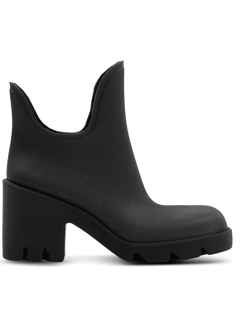 Woman Ankle Boots Charcoal Size 8 Rubber In Black