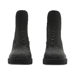 Woman Ankle Boots Charcoal Size 8 Rubber In Black