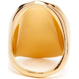 Alexander Mc Queen Stone Logo Ring In Multicolor