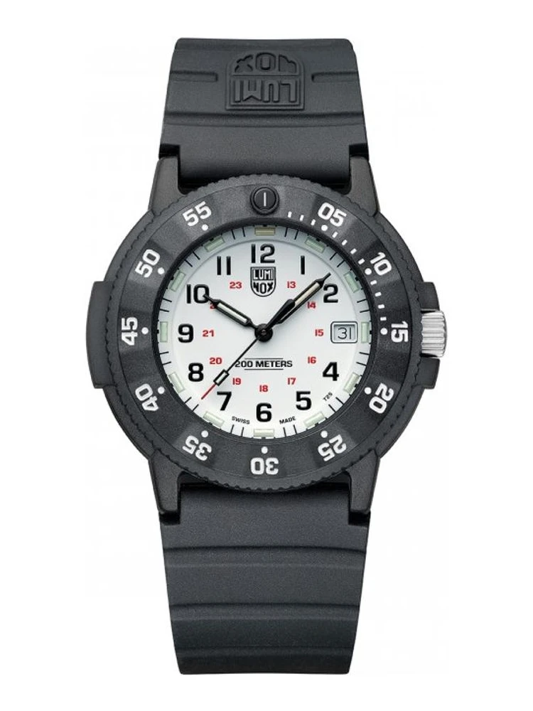 Black Rubber Sport Watch
