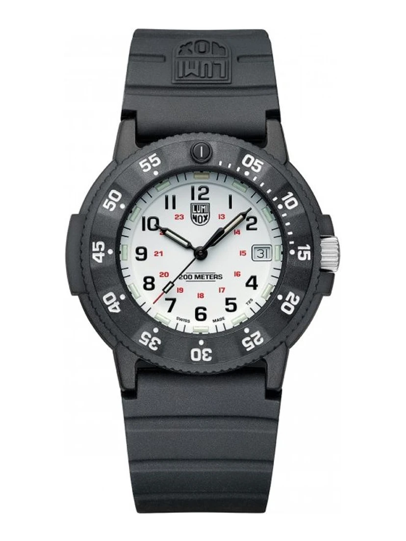 Black Rubber Sport Watch