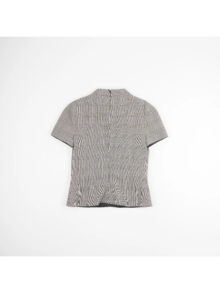 Zipped Prince Of Wales Top alternative