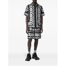 Medusa Chains silk shorts