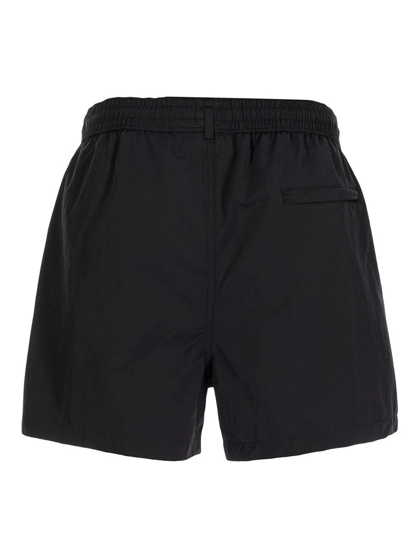 drawstring swim shorts