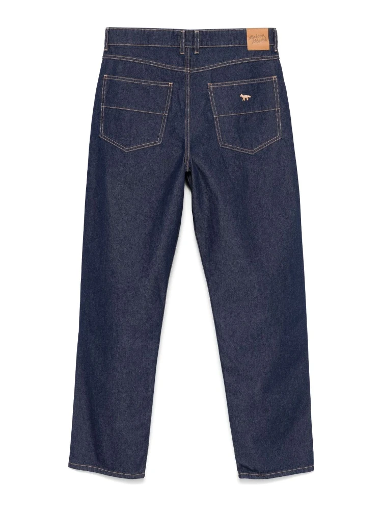 Mid-rise straight-leg trousers alternative