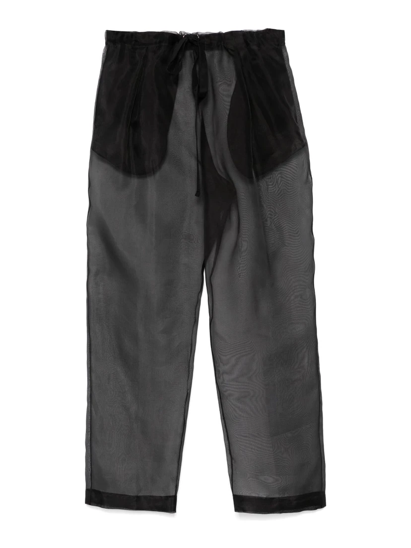 silk trousers