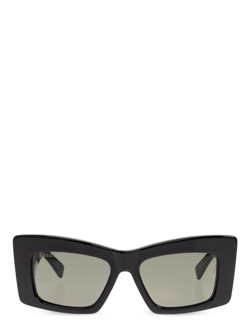 Square-frame Sunglasses In Black