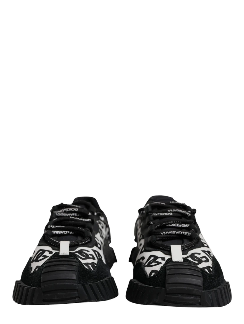 Black Logo Lace Up Low Top NS1 Sneakers Shoes