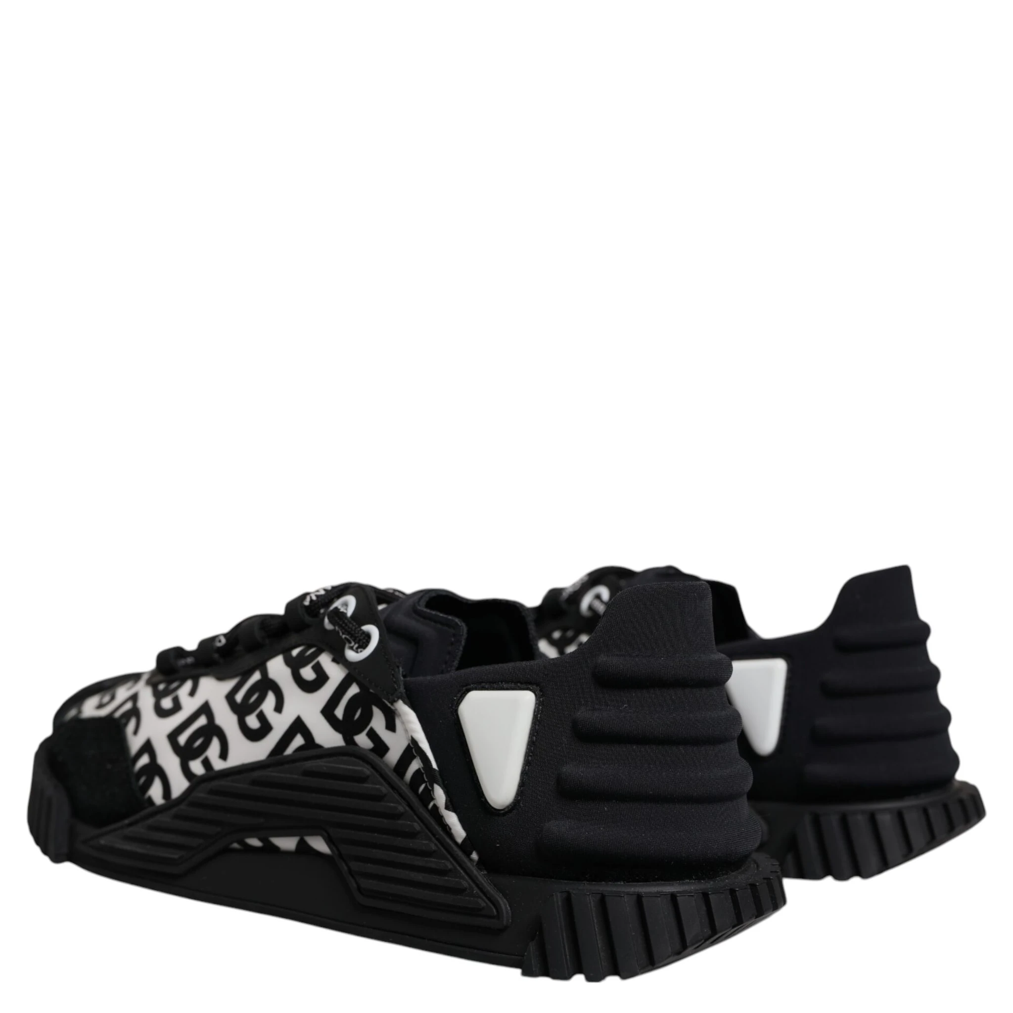 Black Logo Lace Up Low Top NS1 Sneakers Shoes