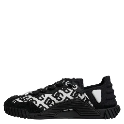 Black Logo Lace Up Low Top NS1 Sneakers Shoes