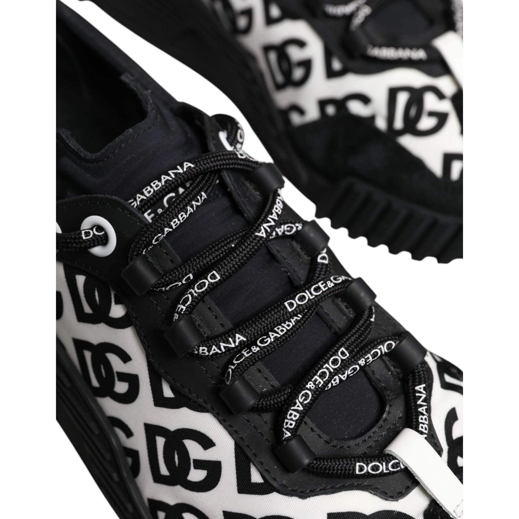 Black Logo Lace Up Low Top NS1 Sneakers Shoes