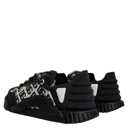 Black Logo Lace Up Low Top NS1 Sneakers Shoes