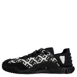 Black Logo Lace Up Low Top NS1 Sneakers Shoes
