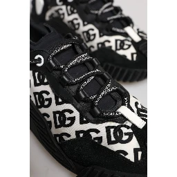 Black Logo Lace Up Low Top NS1 Sneakers Shoes