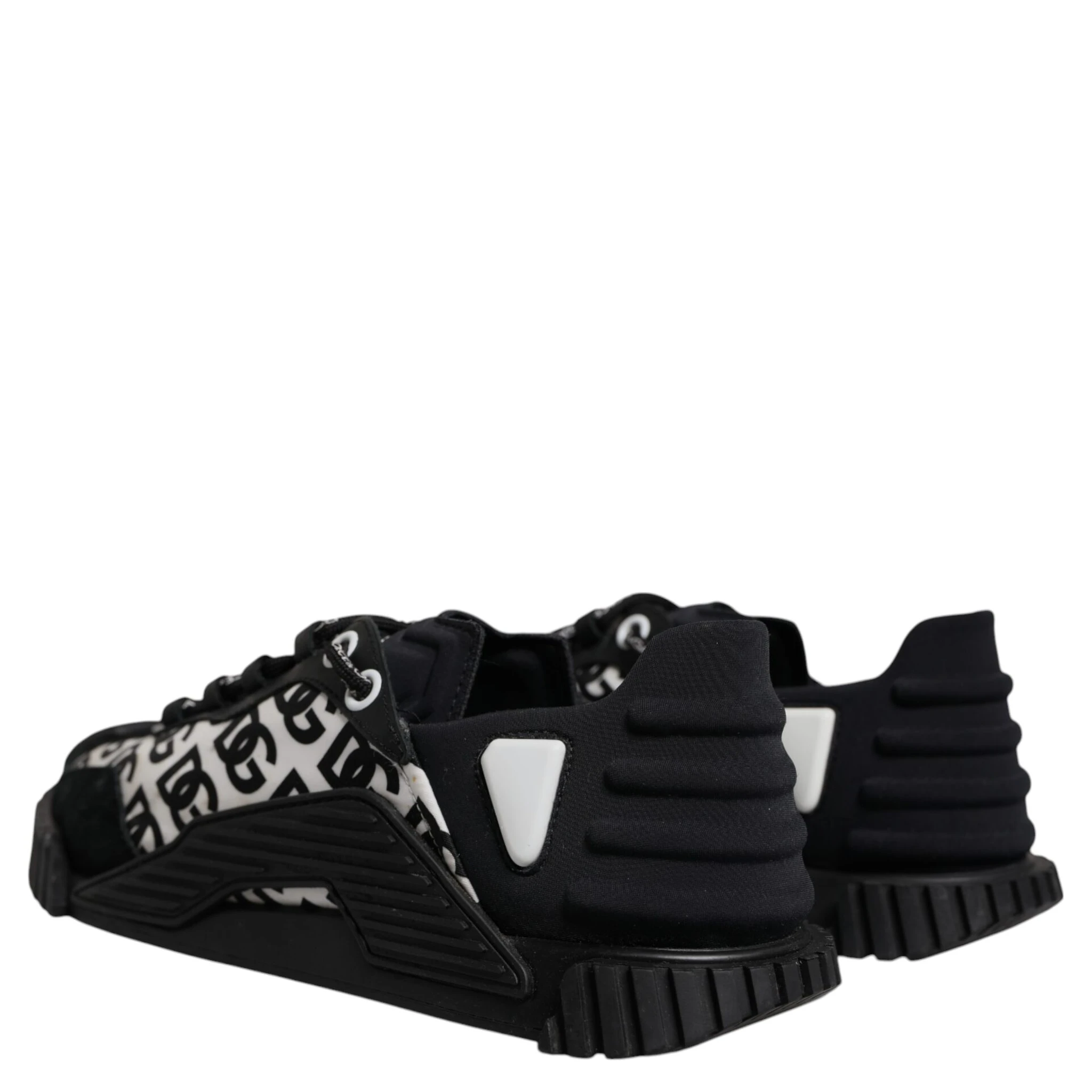 Black Logo Lace Up Low Top NS1 Sneakers Shoes