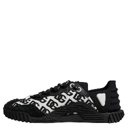 Black Logo Lace Up Low Top NS1 Sneakers Shoes