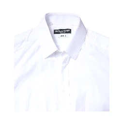 White GOLD Cotton Long Sleeves Men Dress Shirt