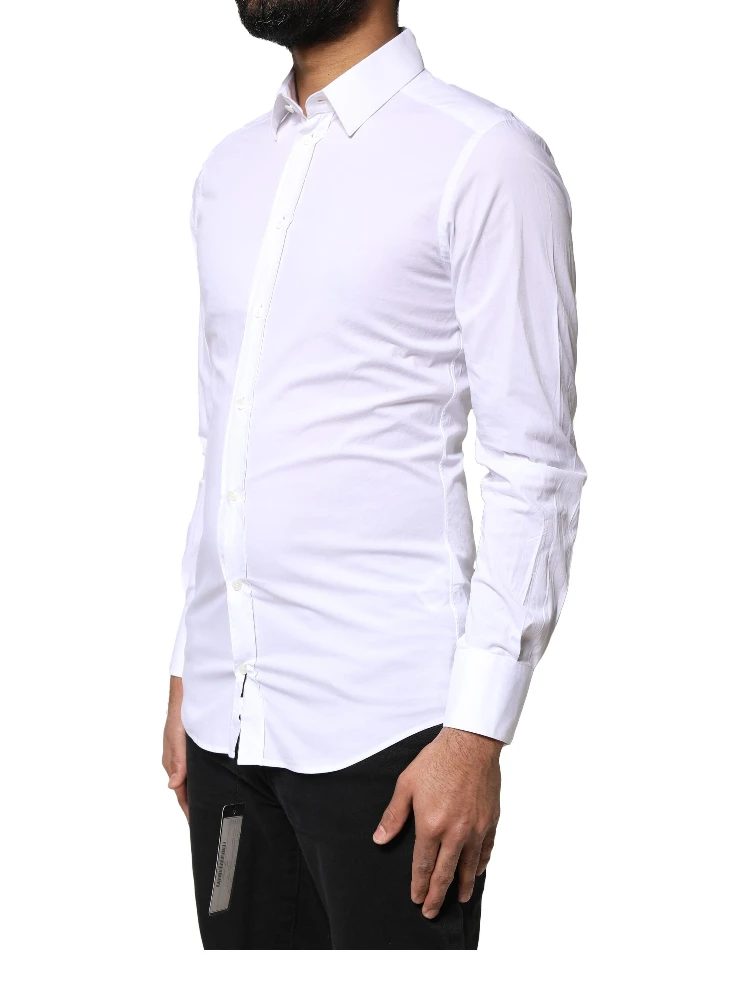 White GOLD Cotton Long Sleeves Dress Shirt alternative