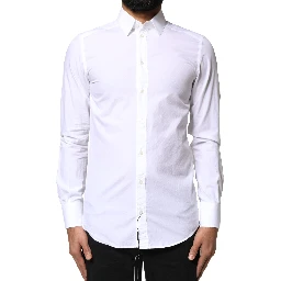 White Cotton MARTINI Formal Men Dress Shirt