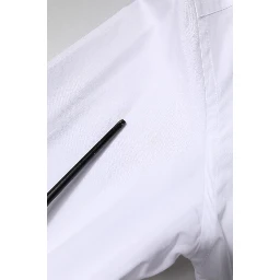 White GOLD Cotton Poplin Bib Formal Men Dress Shirt