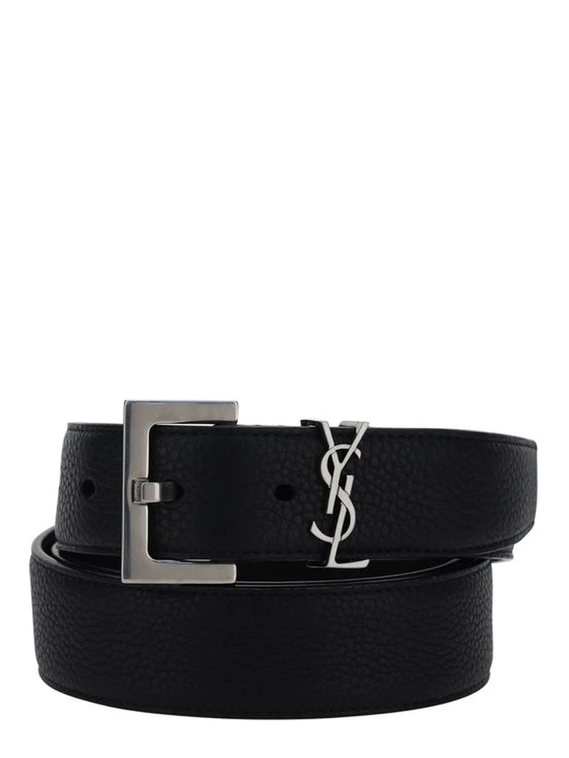 Black Calf Leather Bos Taurus Regular Belt