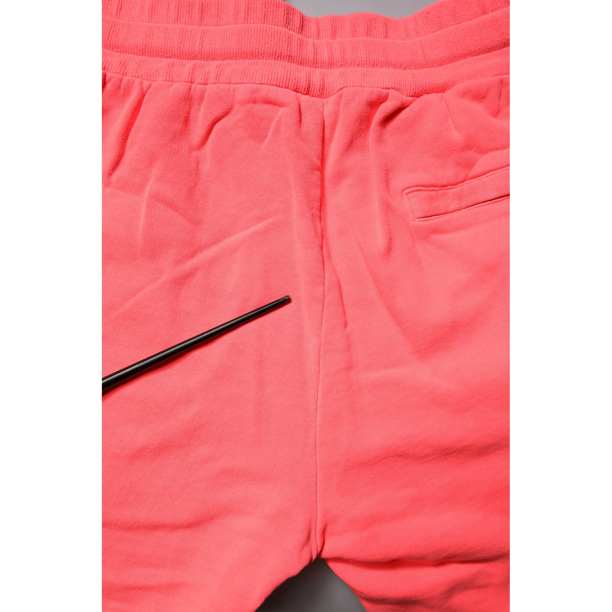 Neon Red Cotton Jogger Men Sweatpants Pants