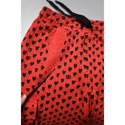 Red Hearts Cargo Jogger Men Sweatpants Pants